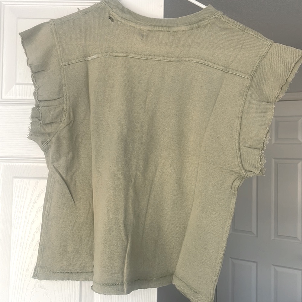 ✨NEW!✨Free People Warrior Tee in Sage - Picture 2 of 13